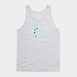 Blue Love illustration Tank Top